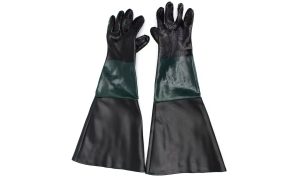 Les gants de sablage sont utilisés dans notre sableuse à jantes SB-220.