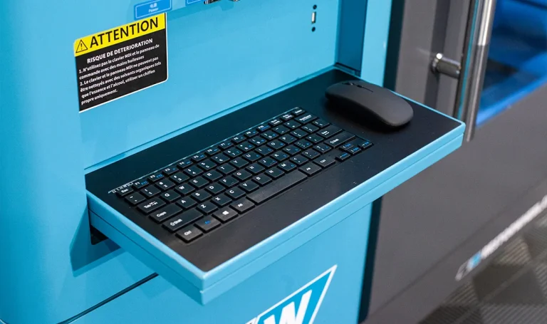 Clavier rabattable du tour à jantes numérique